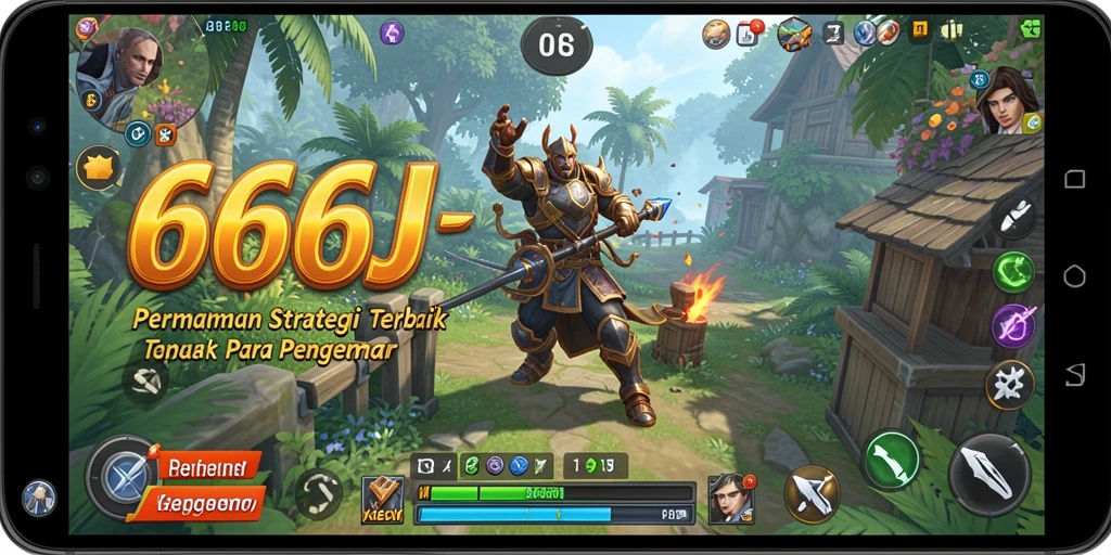 Tampilan gameplay seru dan menantang dari 666J.