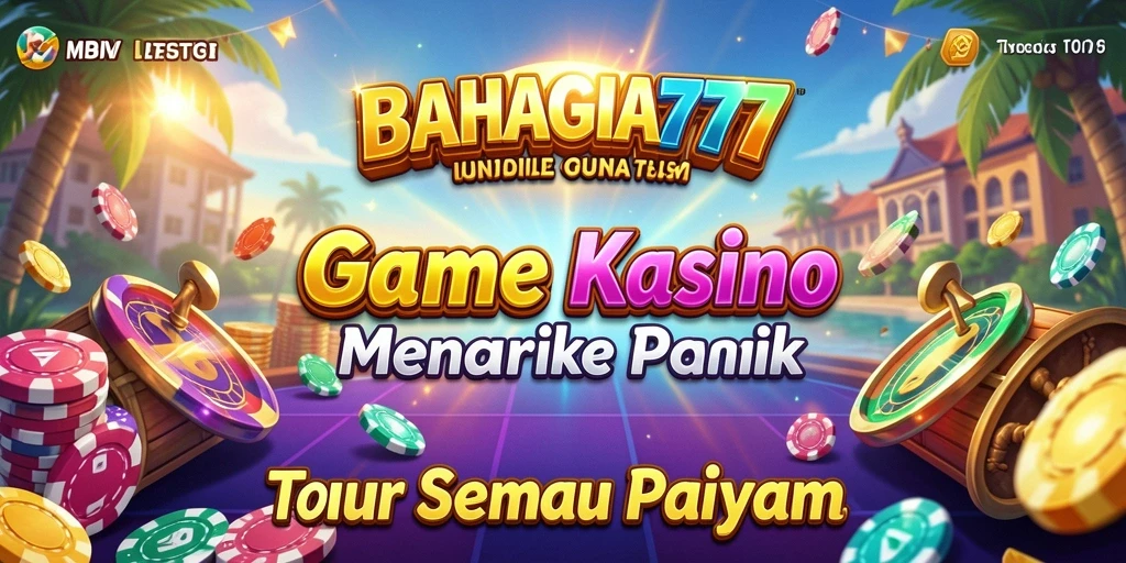 Tampilan gameplay menakjubkan dari BAHAGIA777 di Kasino.