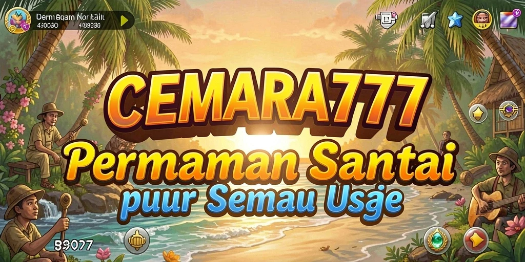 Tampilan gameplay CEMARA777 yang cerah dan menghibur.
