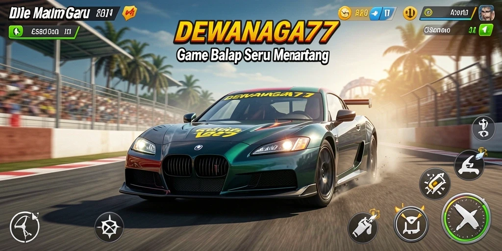 Gameplay balap seru di DEWANAGA77 dengan grafis memukau.