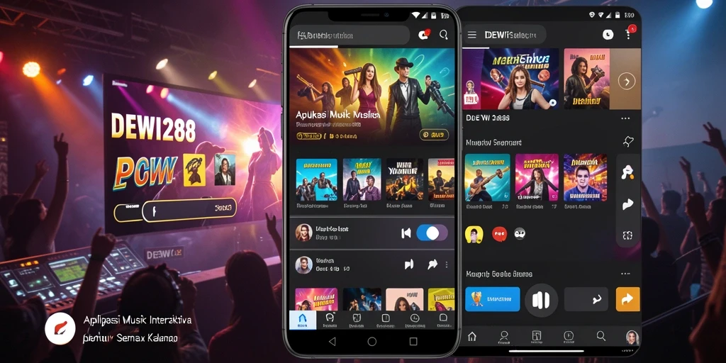 Tampilan screenshot DEWI288 menampilkan gameplay musik yang interaktif dan seru.