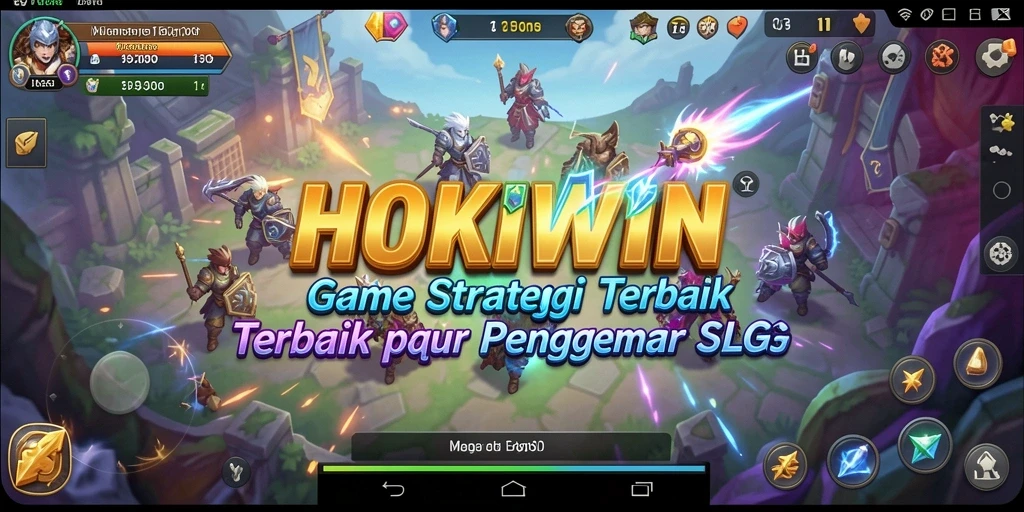 Tampilan gameplay HOKIWIN dengan berbagai elemen strategis yang menarik.