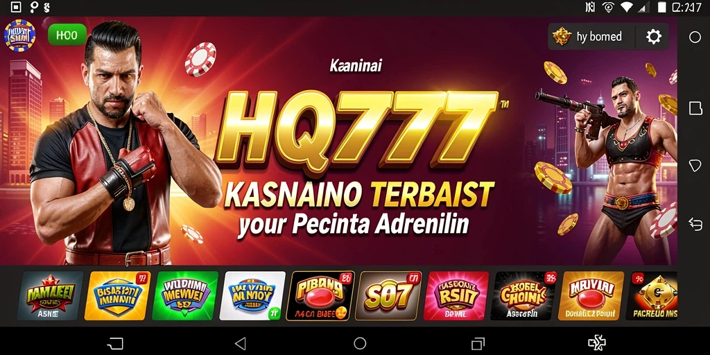 Tampilan gameplay HQ777 dengan grafis menarik dan suara yang mendebarkan.