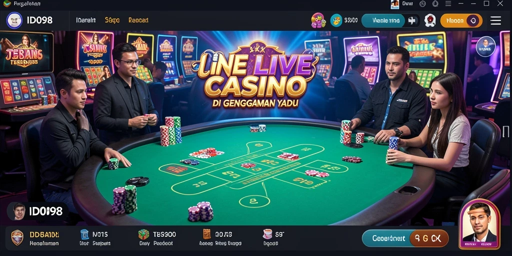 Tampilan gameplay menarik di aplikasi Live Casino ID098.