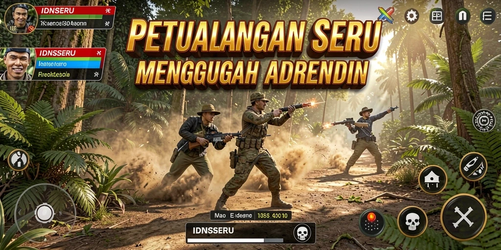 Lihatlah gameplay menegangkan dalam IDNSERU yang penuh dengan petualangan.