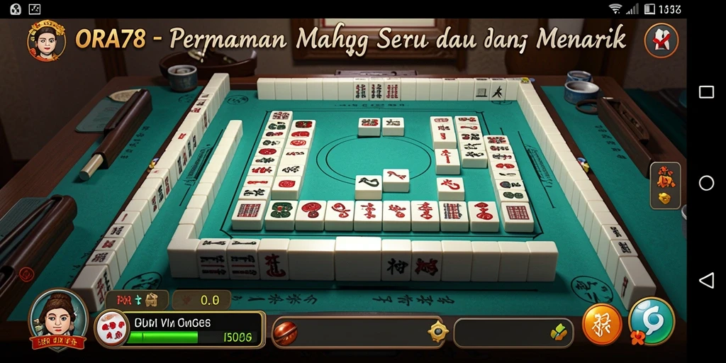 Screenshot ORA78 menampilkan gameplay Mahjong yang menarik dan menyenangkan.