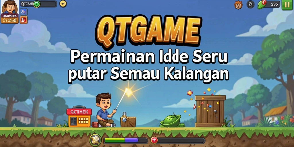 Tampilan gameplay Idle yang menarik dan menyenangkan di QTGAME.