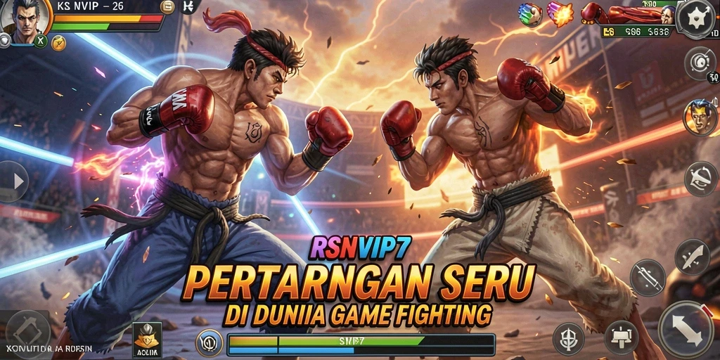 Tampilan gameplay seru di RSNVIP7 dengan karakter-karakter yang beraksi.