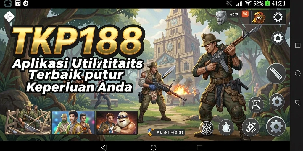 Tampilan utama TKP188 dengan fitur utilitas yang menarik