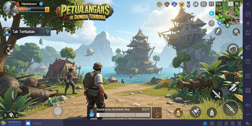 Tampilan gameplay VIO77 dalam dunia terbuka yang menakjubkan.