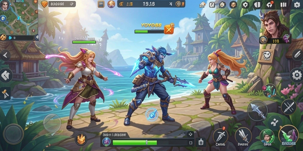 Tampilan gameplay YOYO88 yang menarik dengan berbagai interaksi dan aktivitas.
